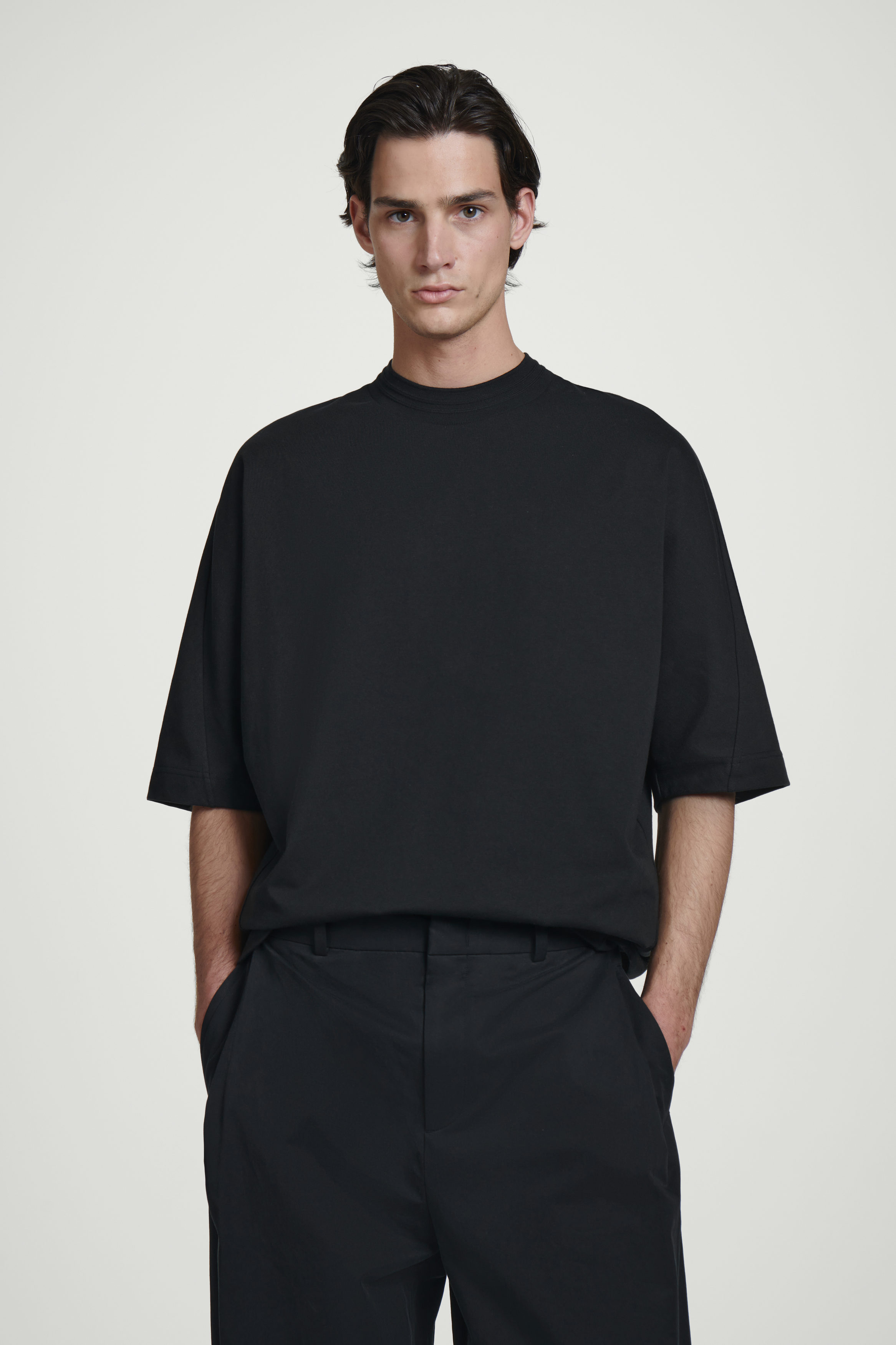 ゴルフィッカーズ Mock Neck Wide Shirts Black XL（ゴルフィッ