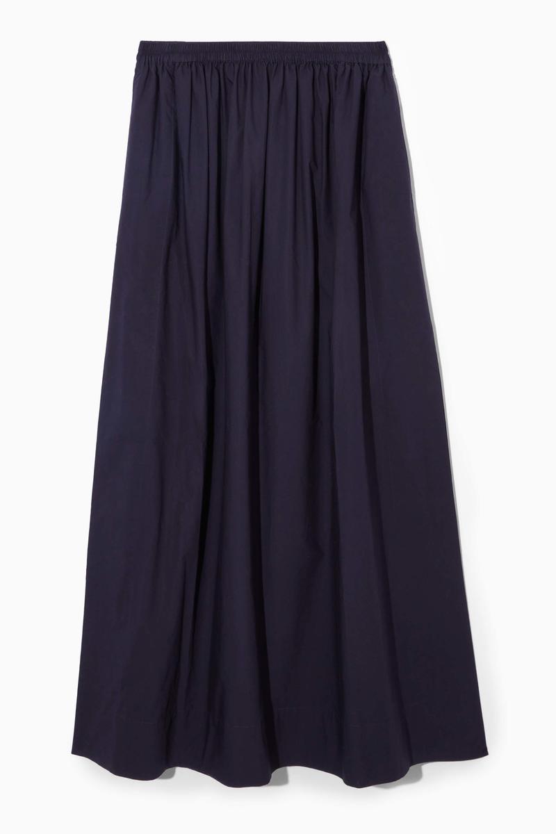 Voluminous Gathered Maxi Skirt