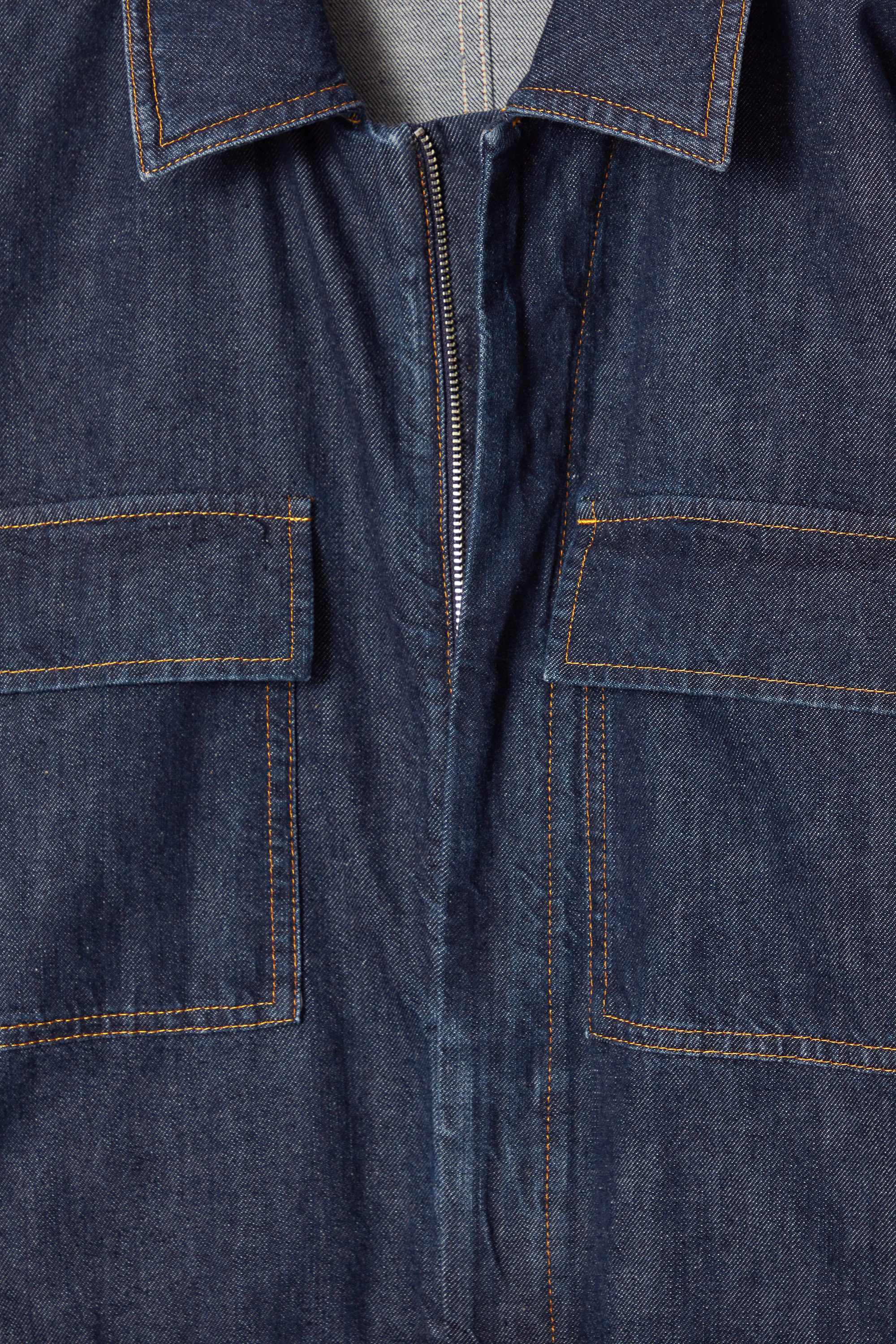 DENIM BOILERSUIT INDIGO COS
