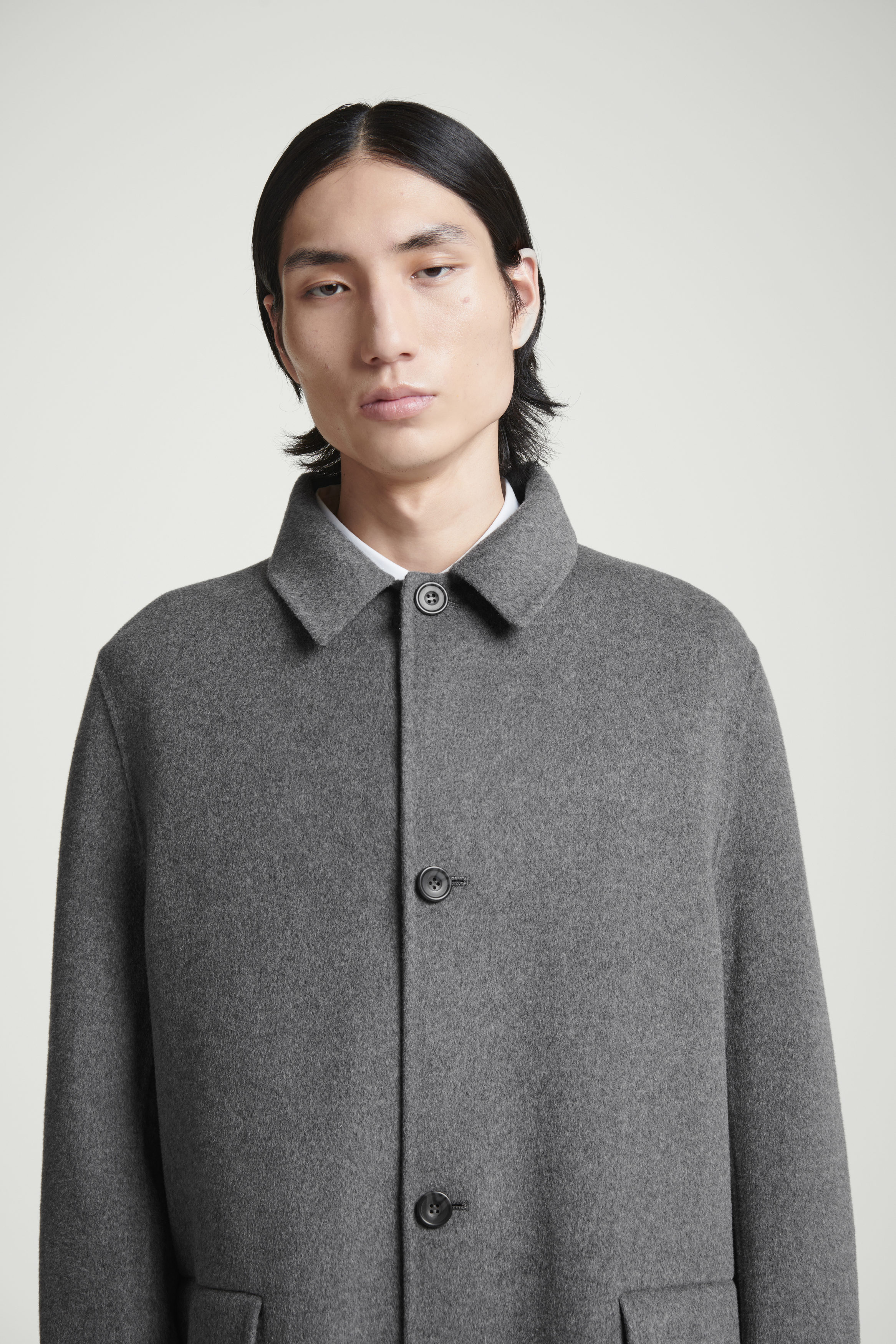 WOOL CHESTER COAT(36 GREY): OUTERjosemoon