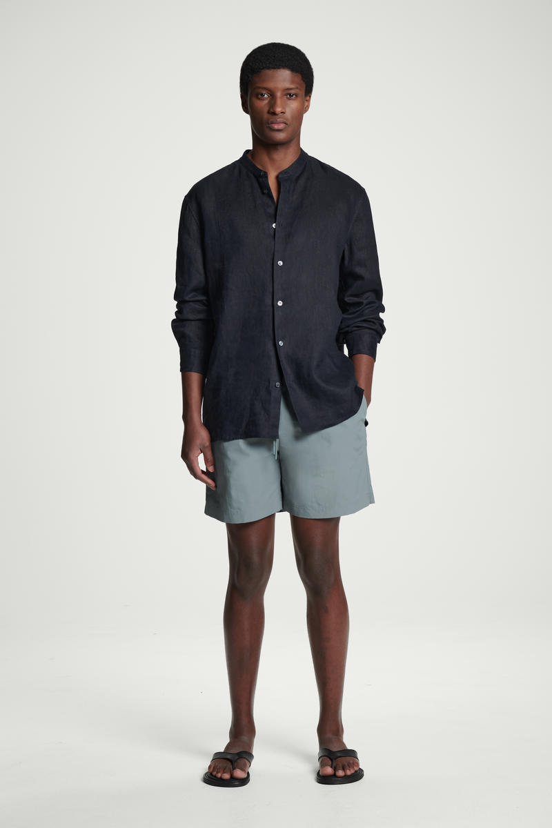 Nylon Drawstring Swim Shorts
