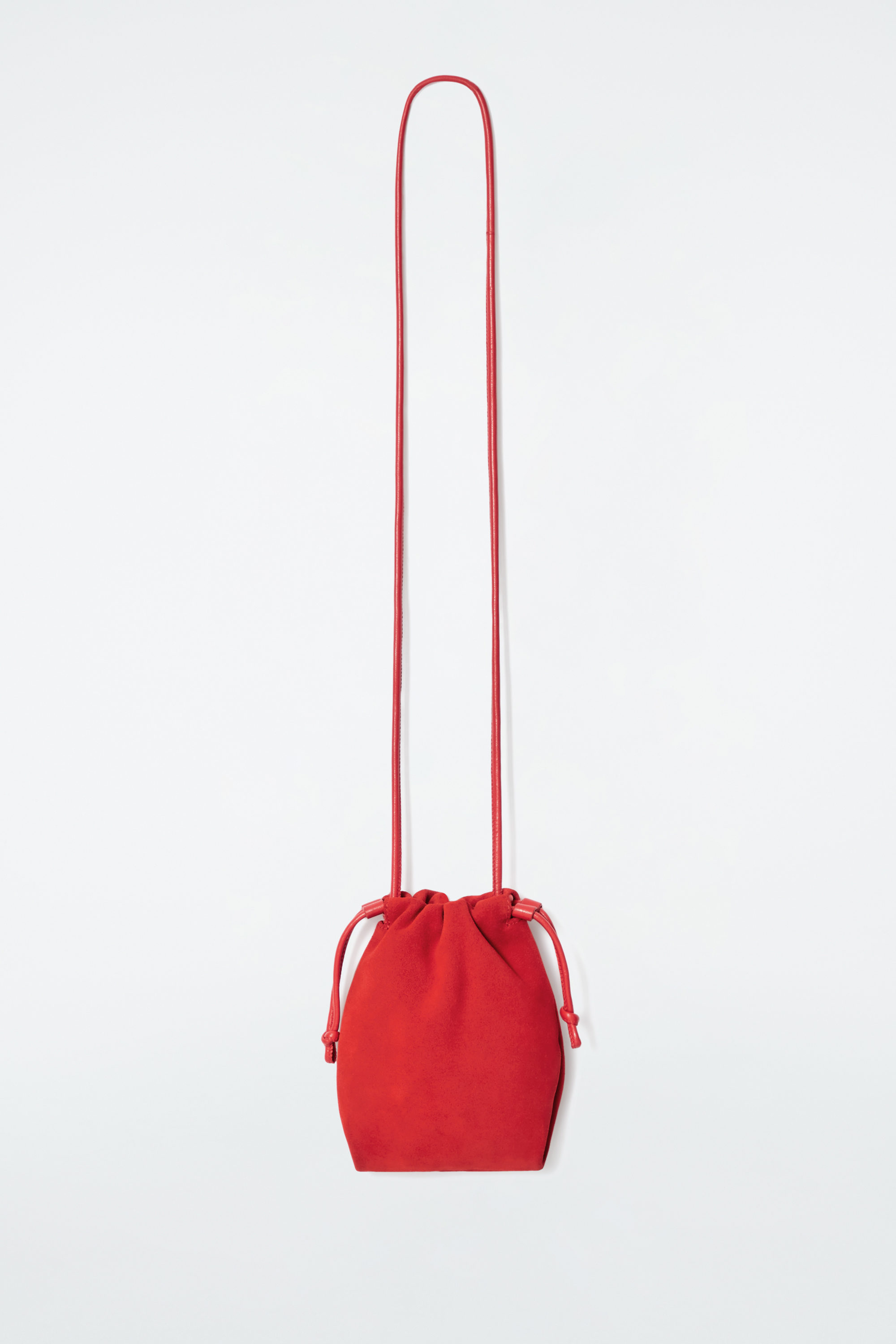 CAVATELLI PHONE POUCH - LEATHER - BURGUNDY | COS