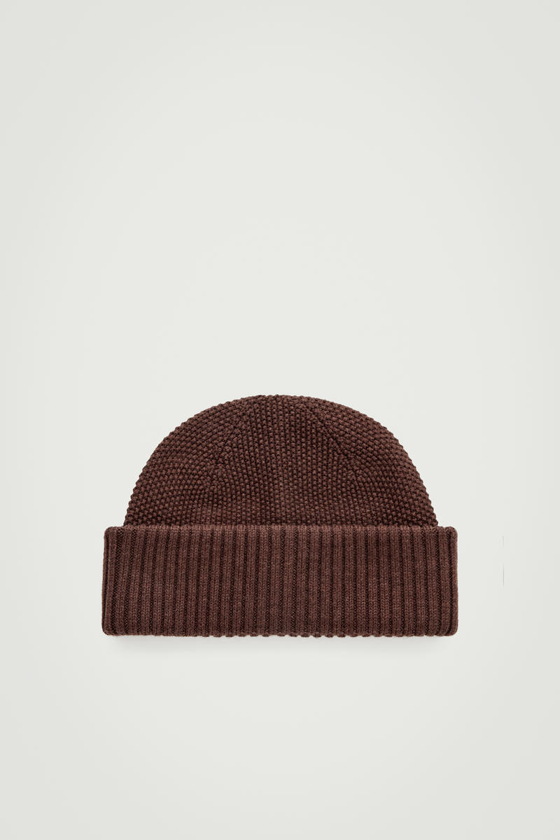 Textured Wool Beanie