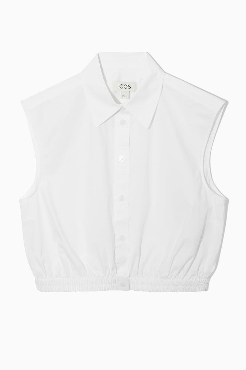 Cropped Sleeveless Shirt