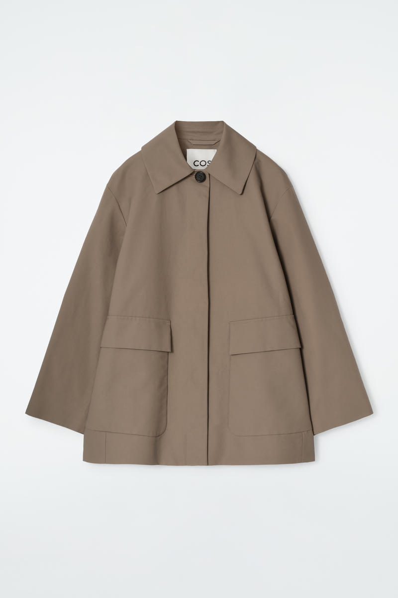 Collared Cotton Car Jacket