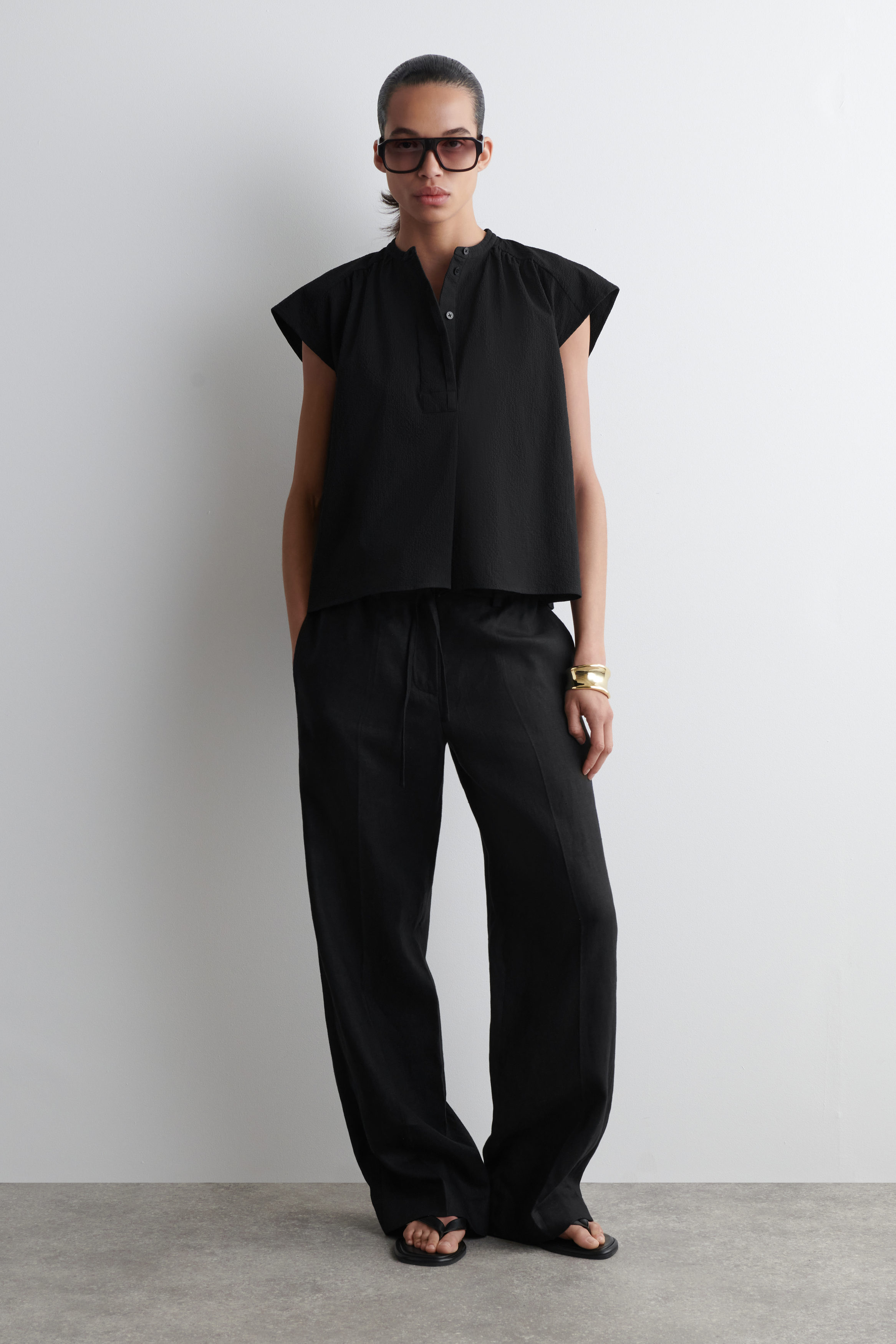 L'Appartement 【GOOD GRIEF!】Gather Blouse L´Appartement GOOD GRIEF! Gather Blouse