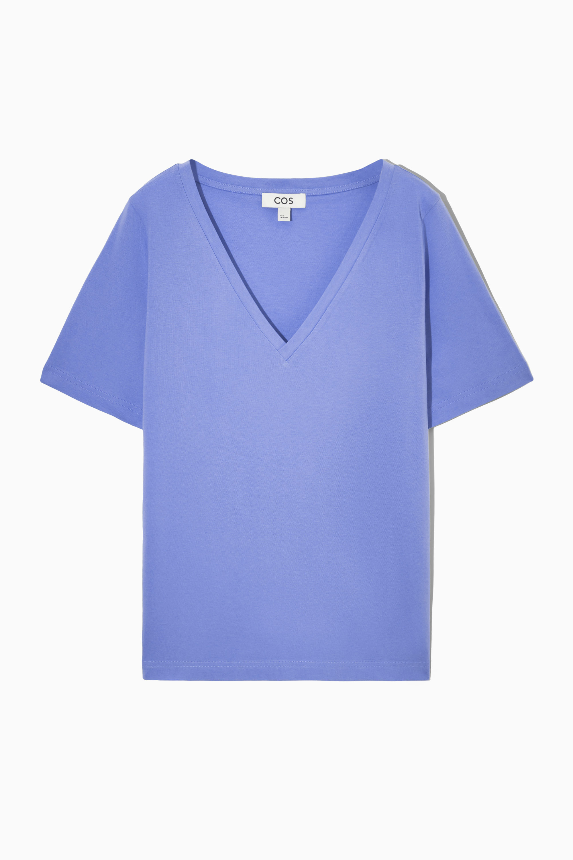 24/7 REGULAR V-NECK T-SHIRT - LIGHT PINK | COS