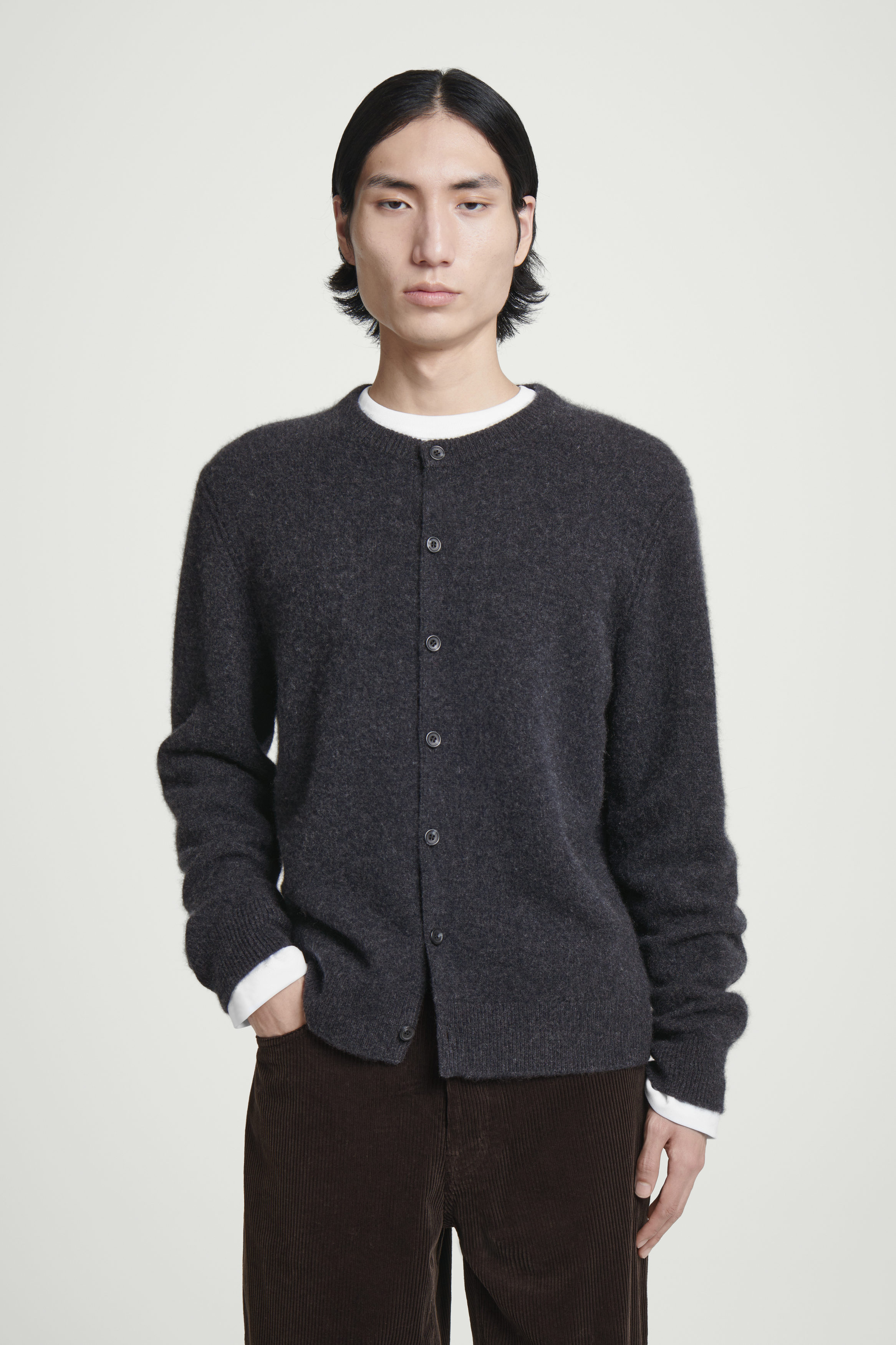 S.S. V NECK CARDIGAN - BOILED JERSEY | JERRY'S OUTFITTERS