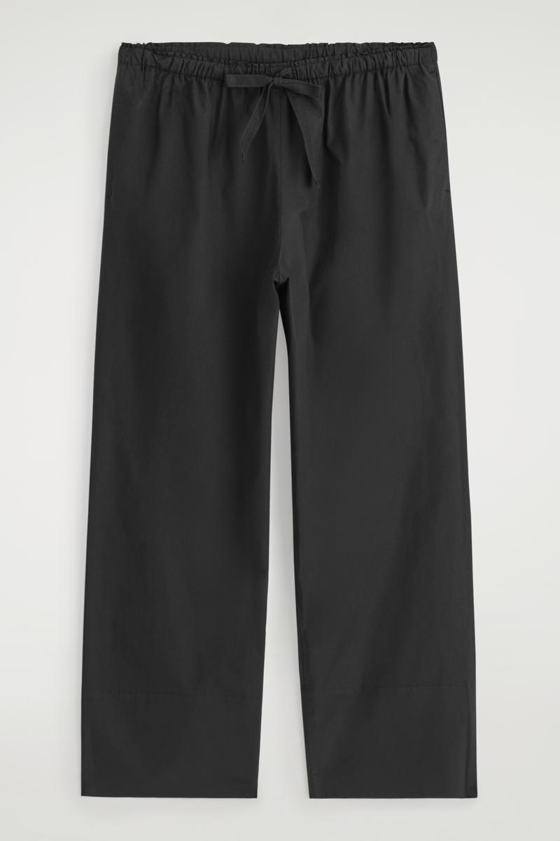 Drawstring Cotton Trousers