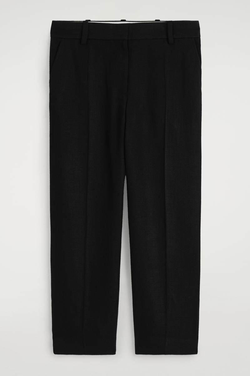 Cropped Tailored Trousers