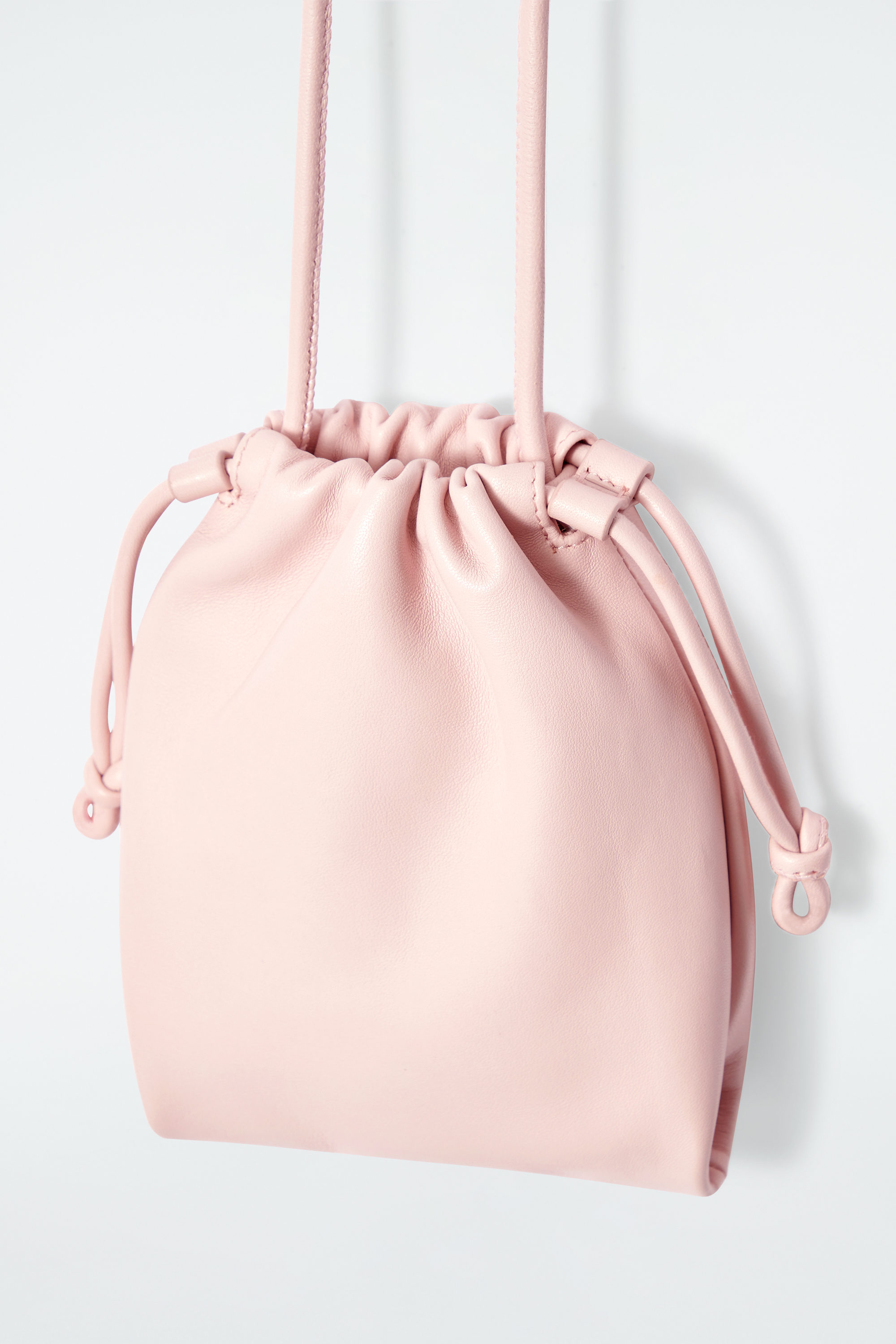 CAVATELLI PHONE POUCH - LEATHER - PALE PINK | COS