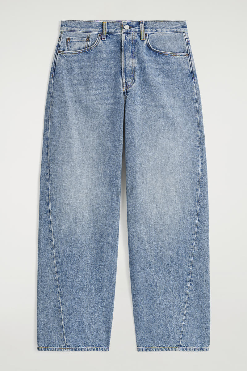 Cos Facade Straight-leg Jeans In Blue