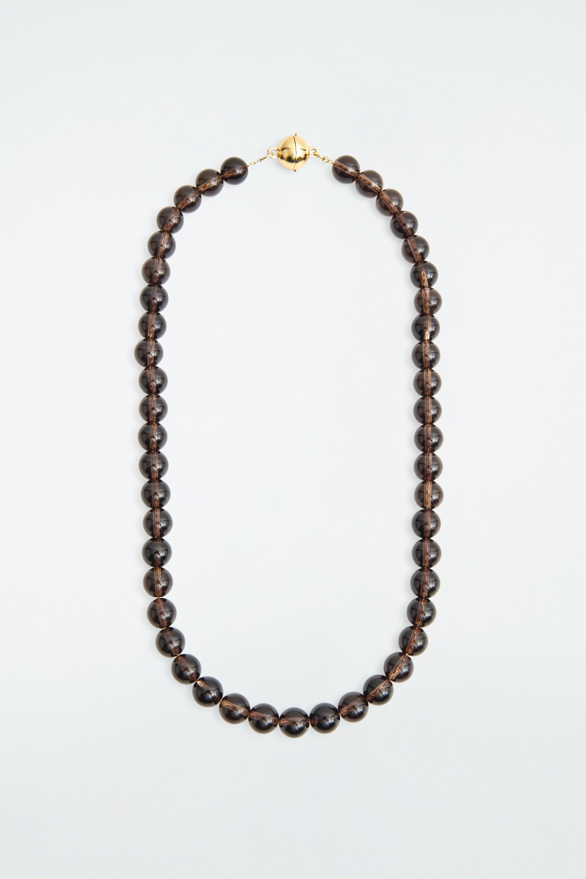 BEADED QUARTZ NECKLACE - BROWN | COS GB