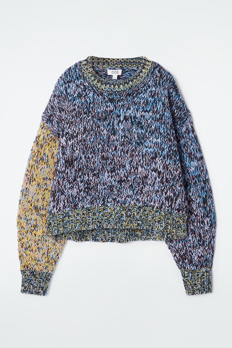 Chunky Hand-Knit Wool Jumper
