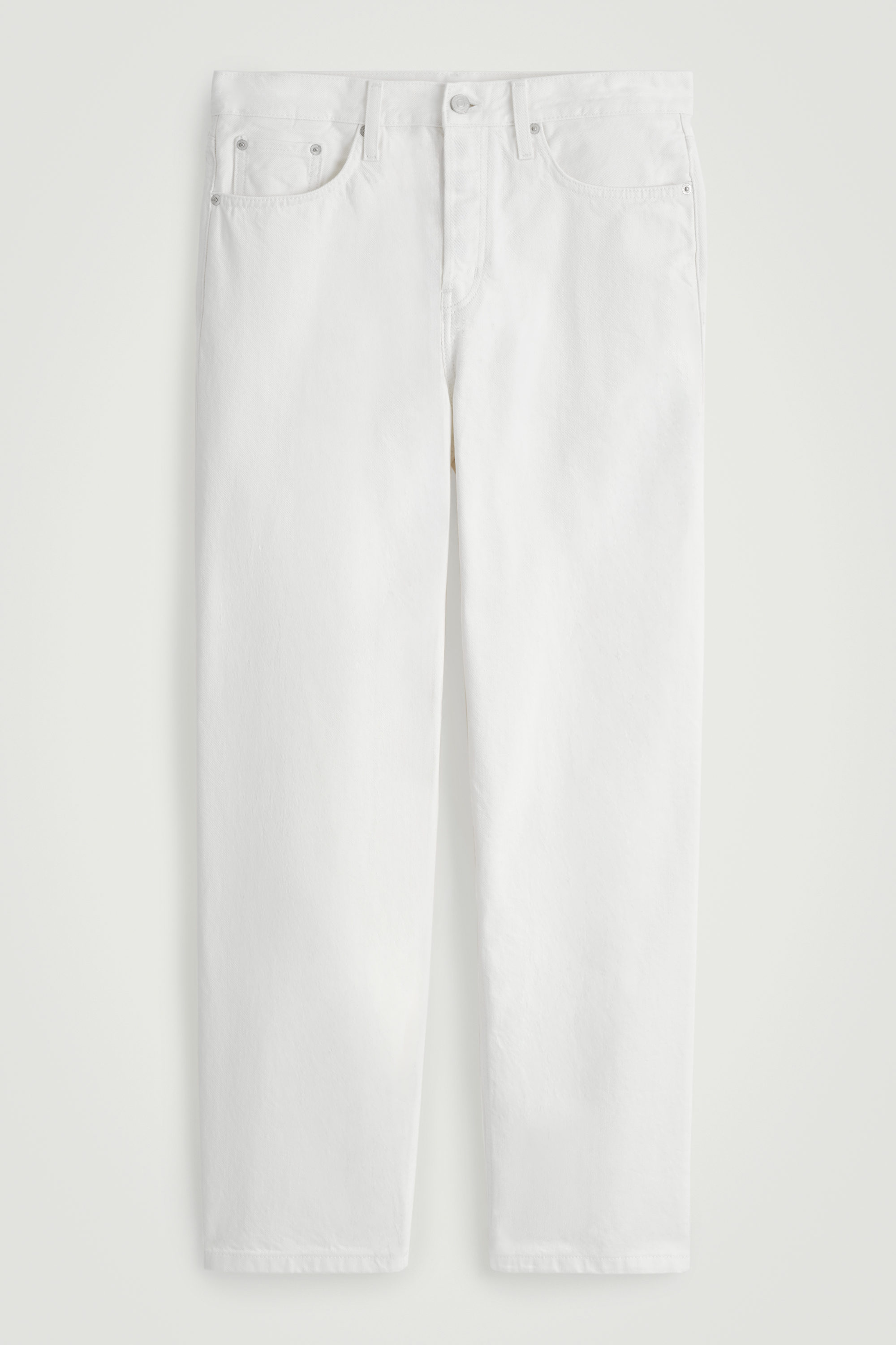 RIDER STRAIGHT-LEG JEANS - WHITE | COS