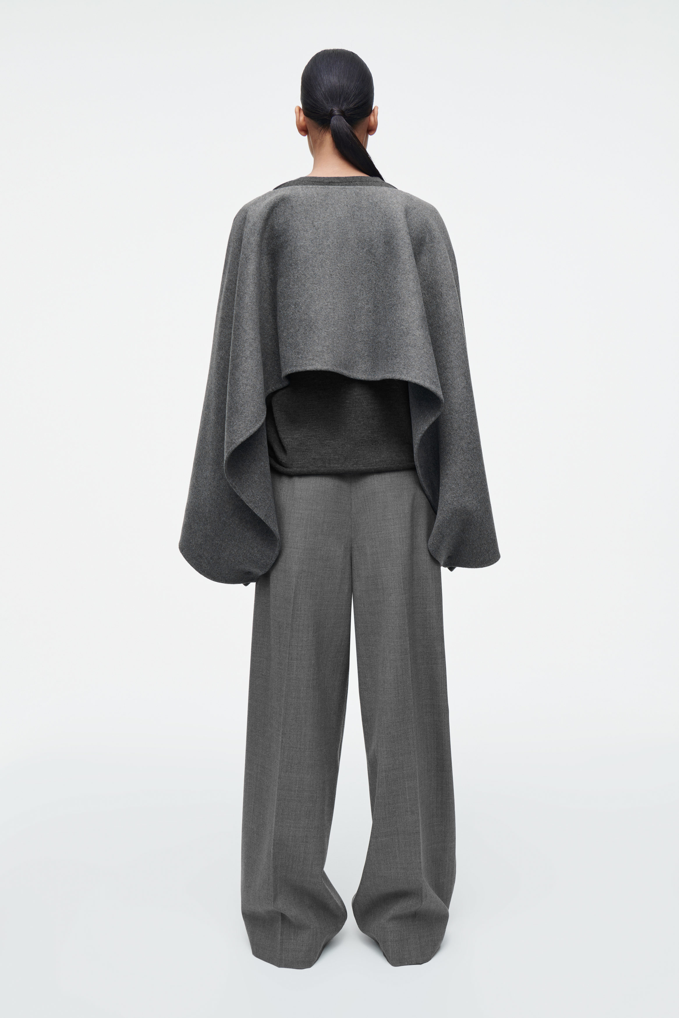 COS Wool Mix Hybrid Cape | endource