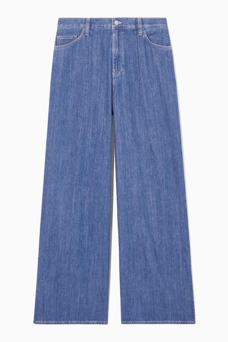 Wide-Leg High-Rise Jeans