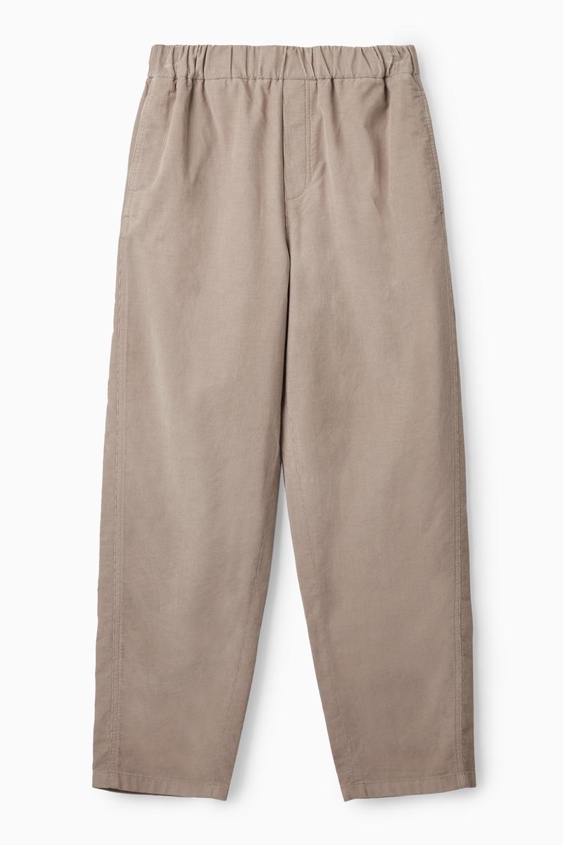 relaxed fit corduroy trousers