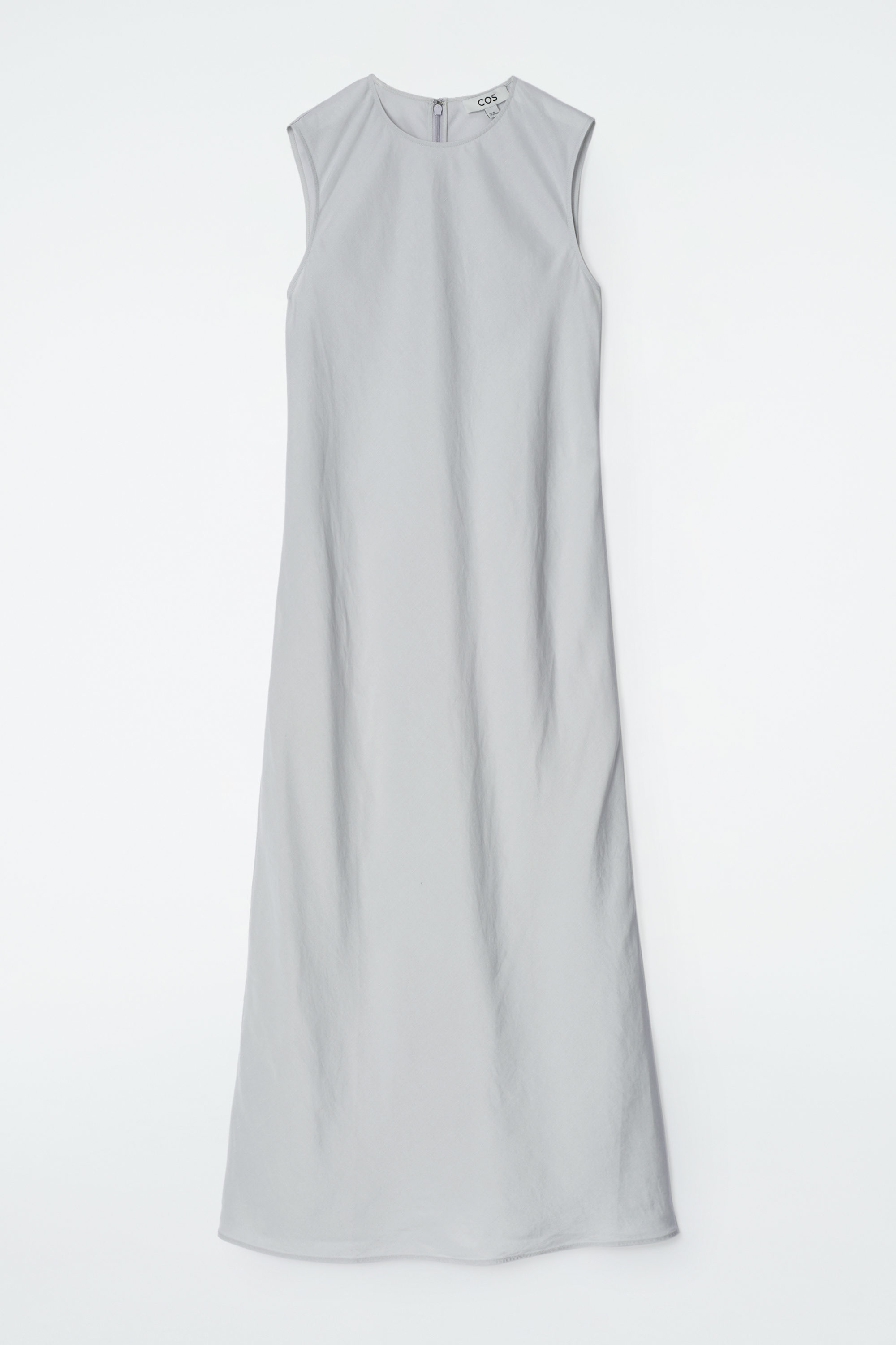 Cos BIAS-CUT LINEN-BLEND MIDI DRESS | King's Cross