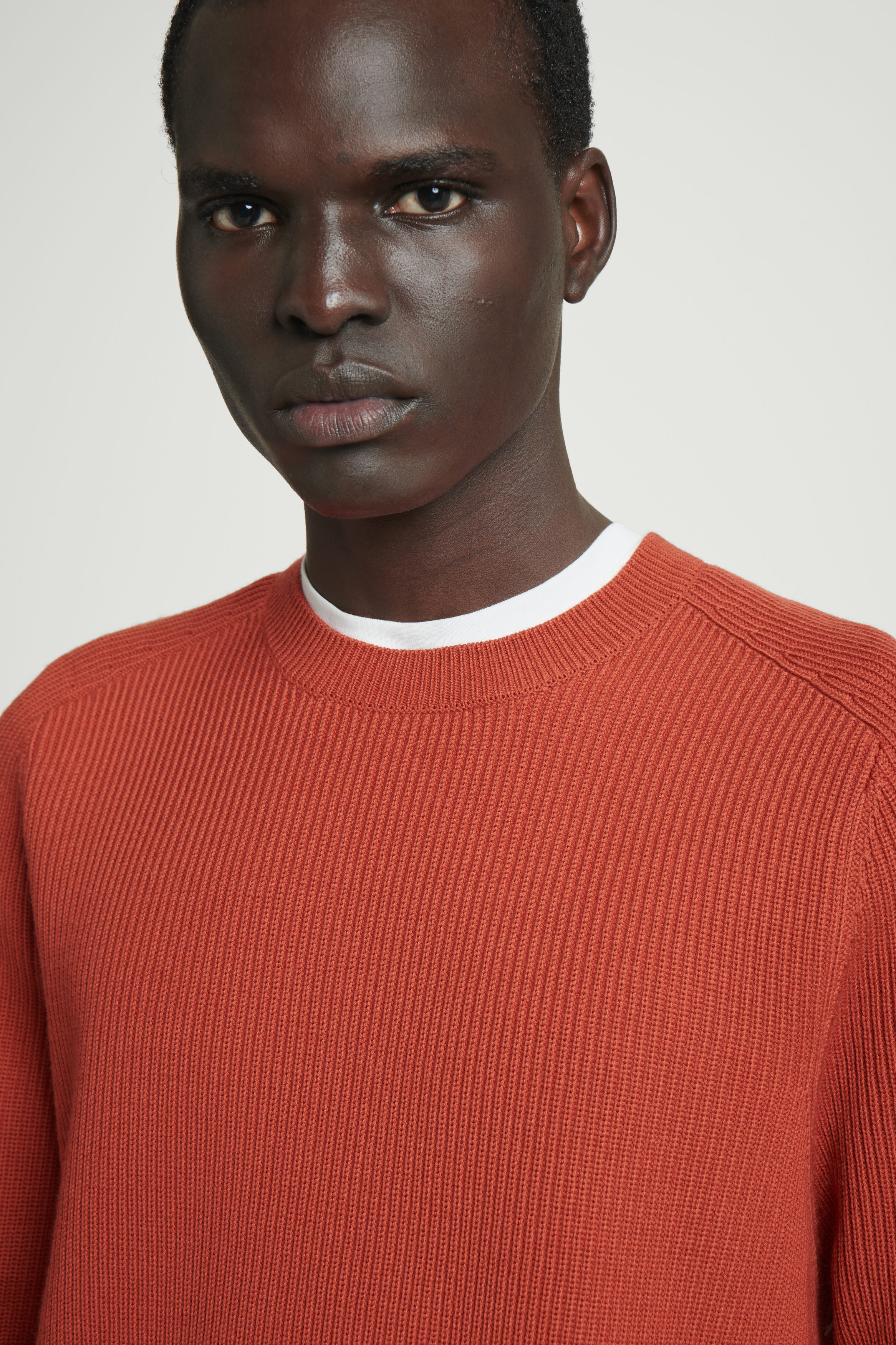 【新品】OSBORNE CREW KNIT Orange Mサイズ 0eef259ae4830813f0cab3372ec0c0