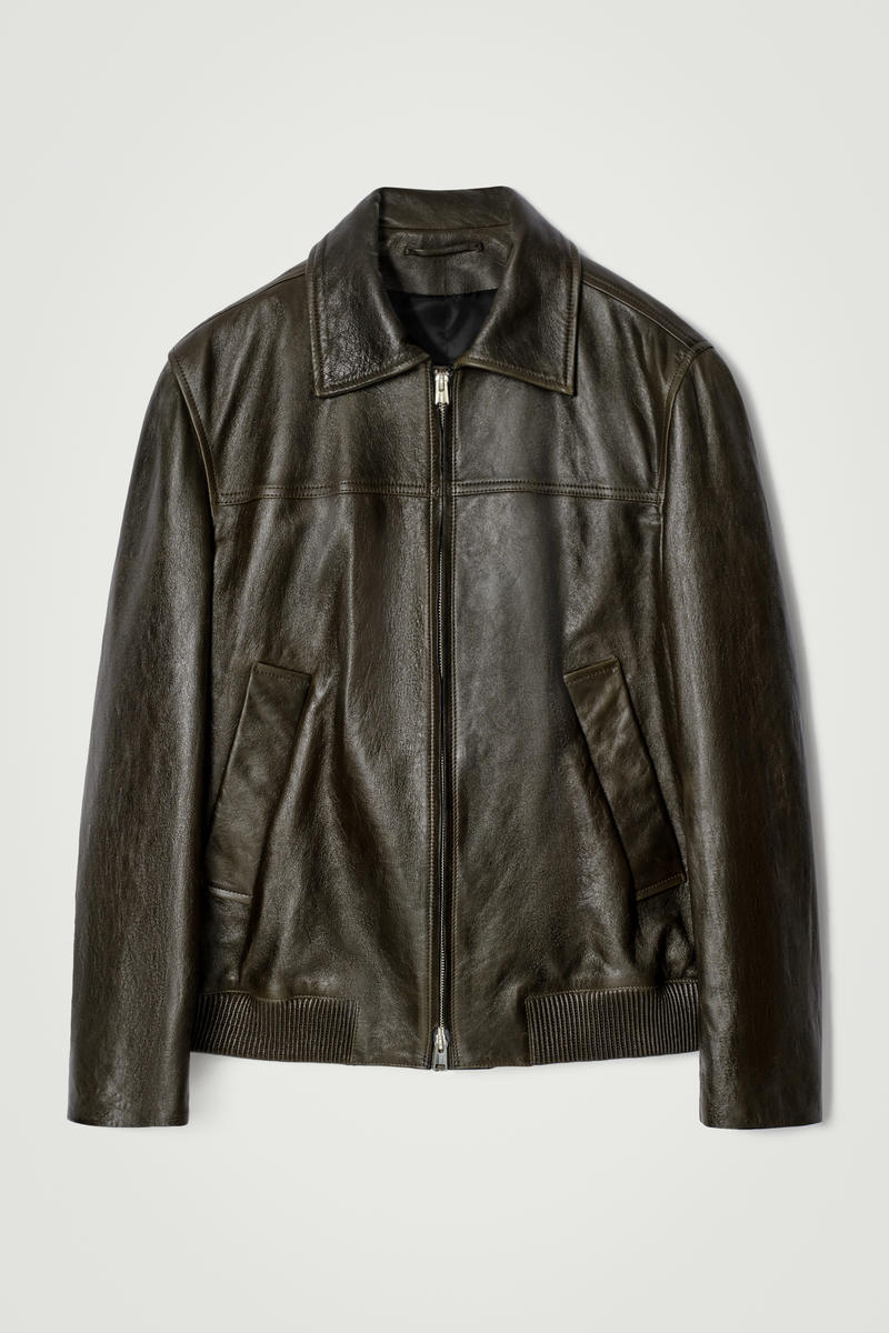 Leather Aviator Jacket​