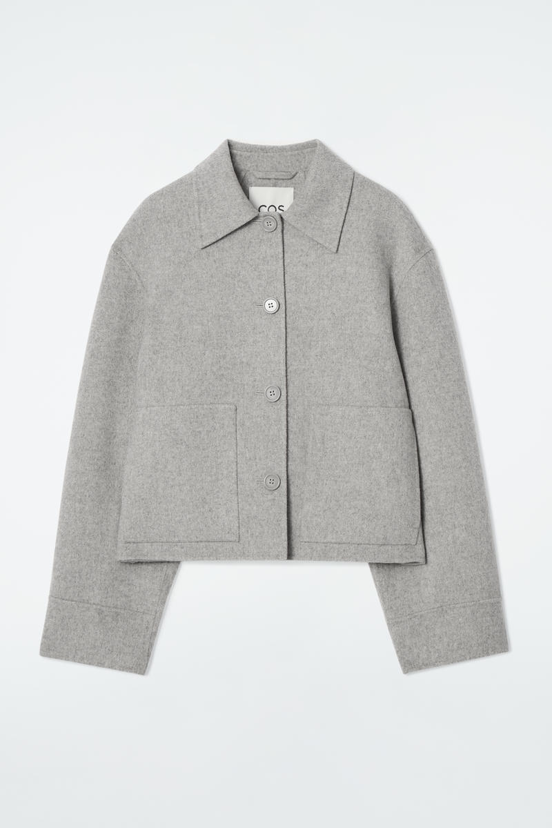 Boxy Double-Faced Wool Jacket