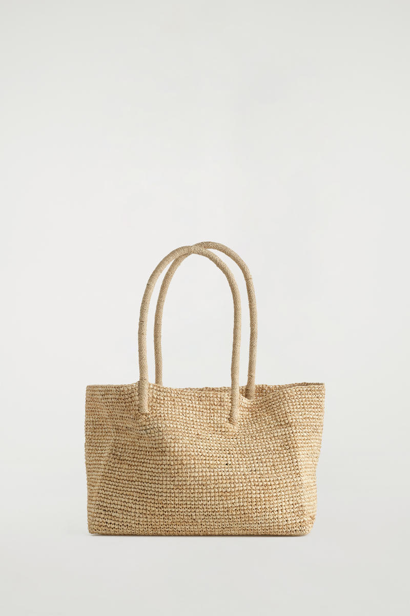 Cos Mini Sac Cabas Tissé - Raphia