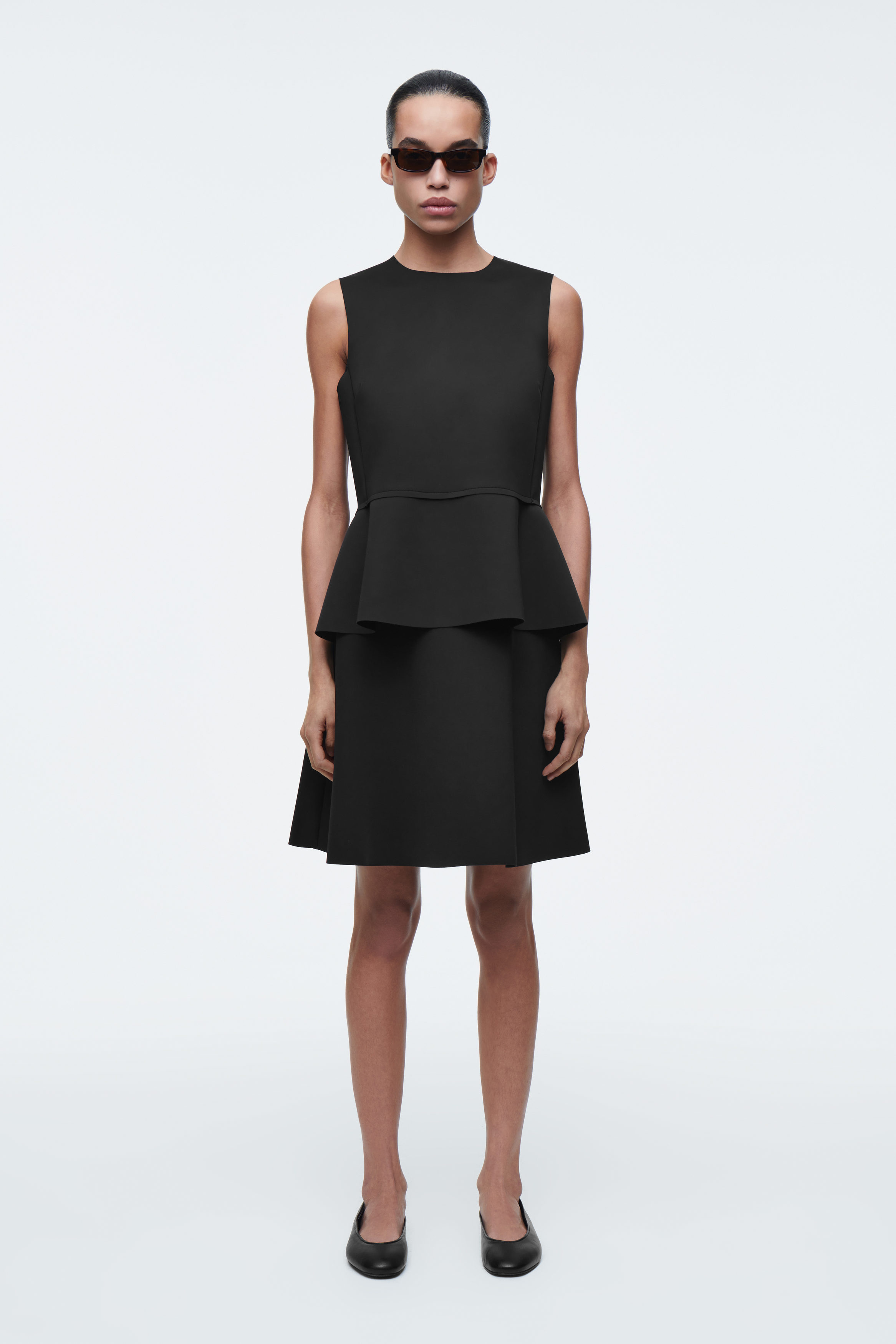 A-LINE SCUBA MINI SKIRT