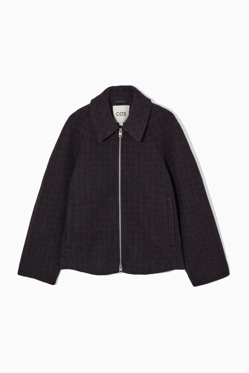Oversized Boiled-Wool Jacket