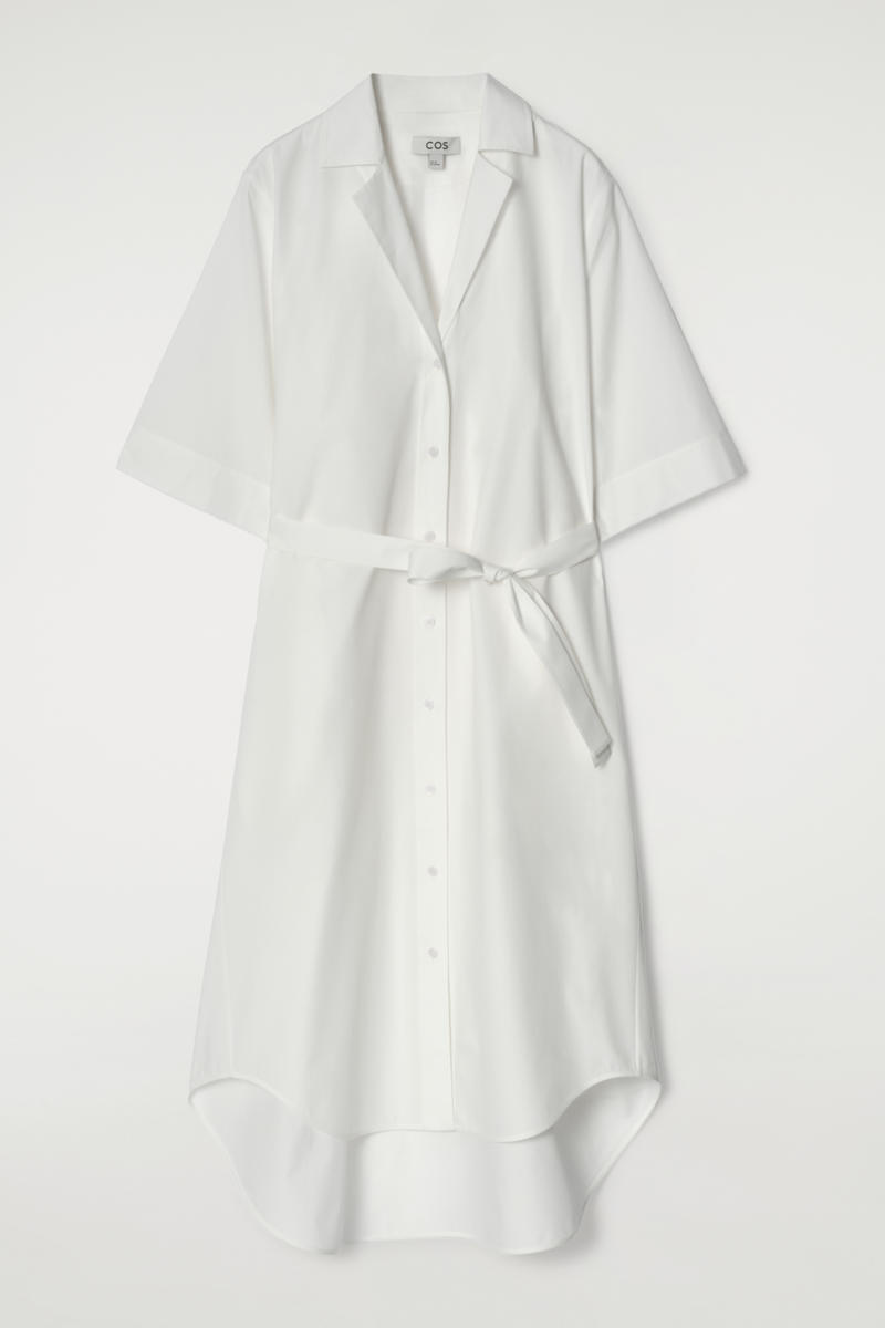 Cos Dressing Gown-chemise Ceinturée À Manches Courtes