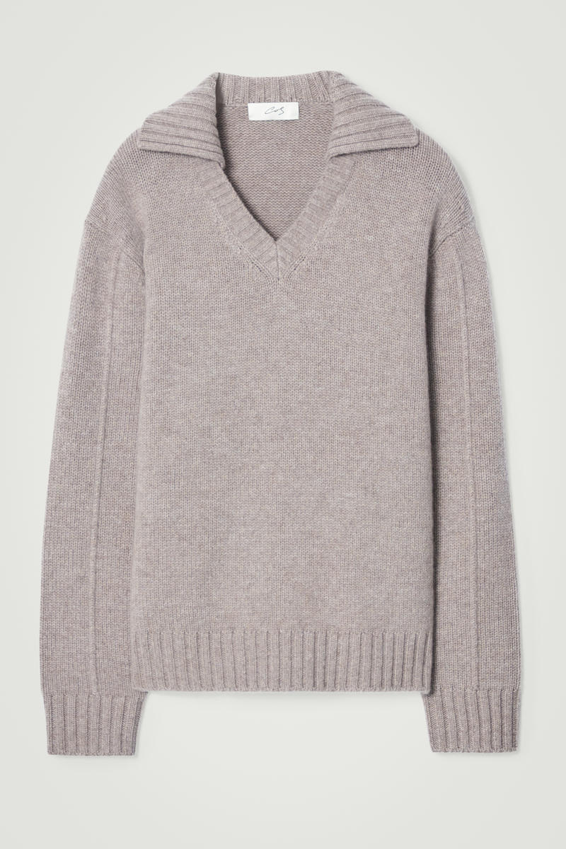 The Cashmere Polo Jumper