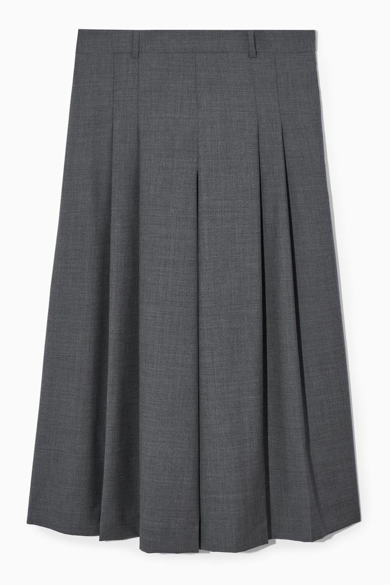 Tailored Wool Skort