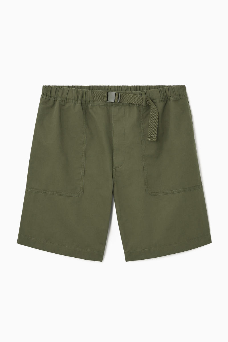 Buckled Utility Shorts