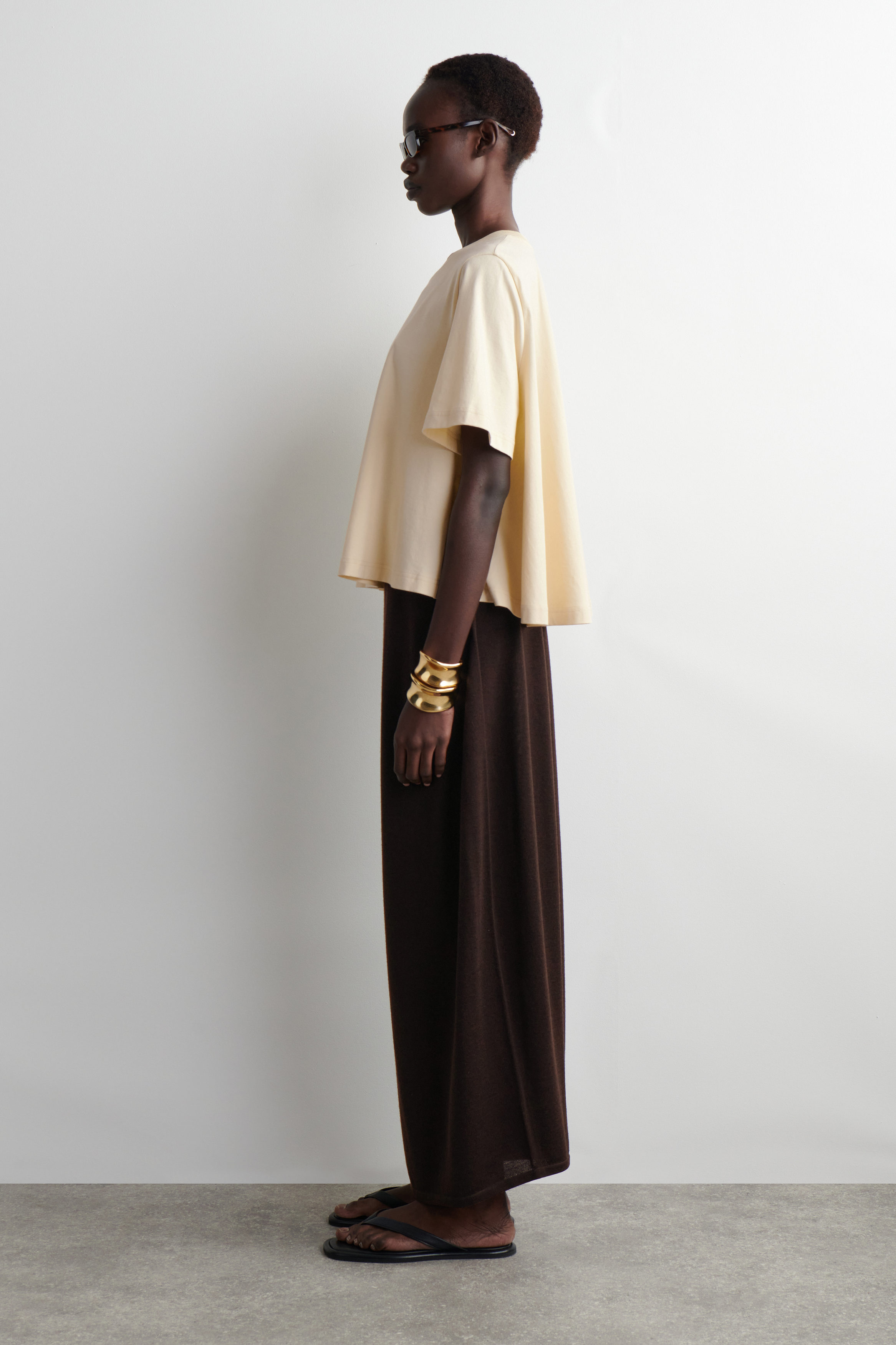【COSYHARU】Wave Pleats Tee The official online store of COSYHARU | 60% - Asian Fashion