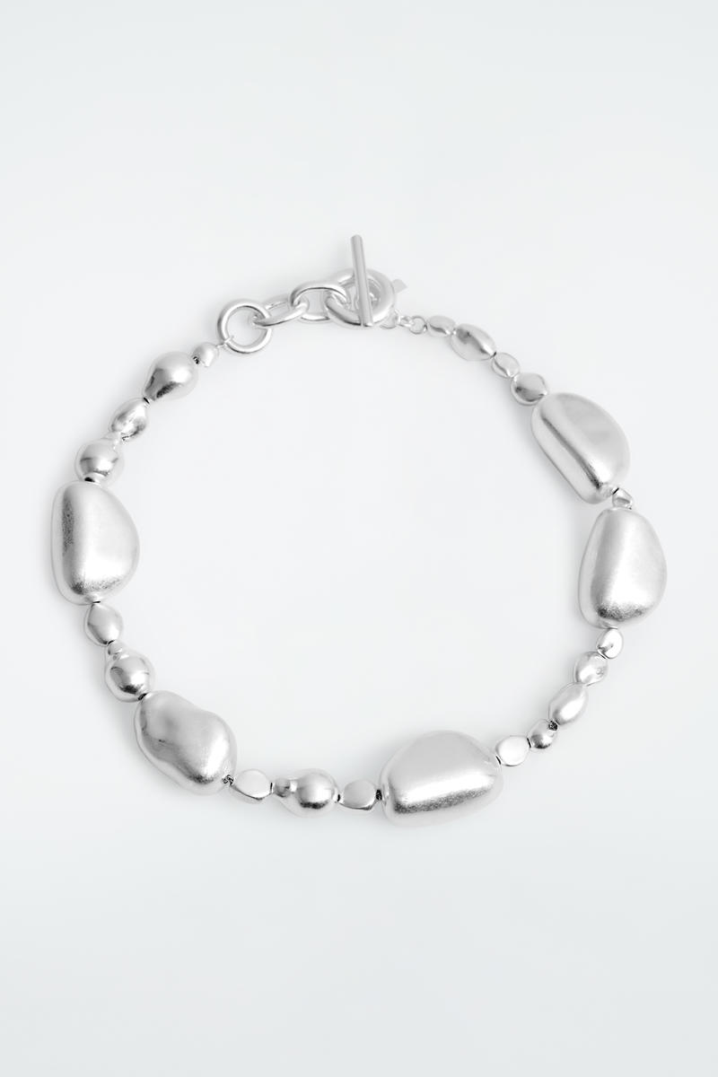 Beaded Pebble Necklace
