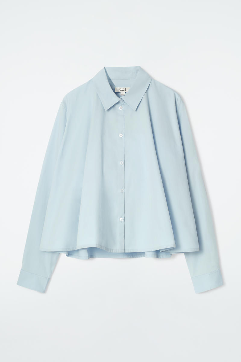 Relaxed Flared Cotton Shirt