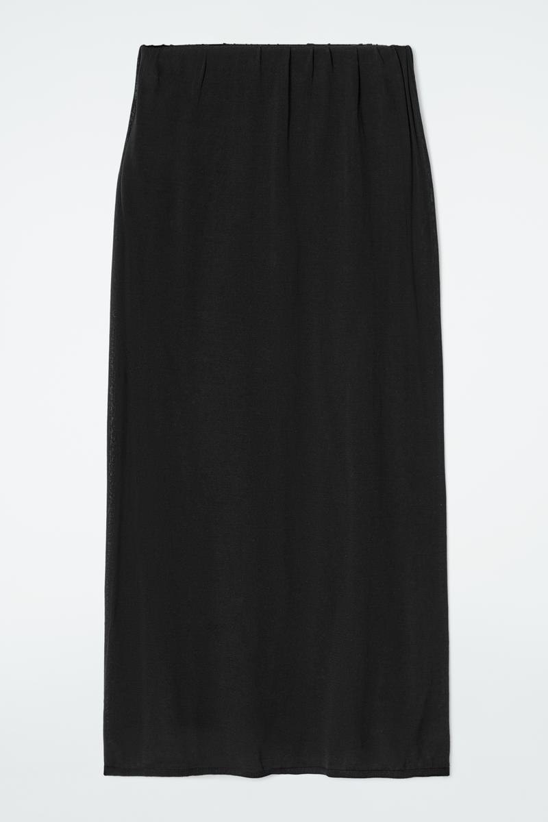 Sheer Knitted Skirt
