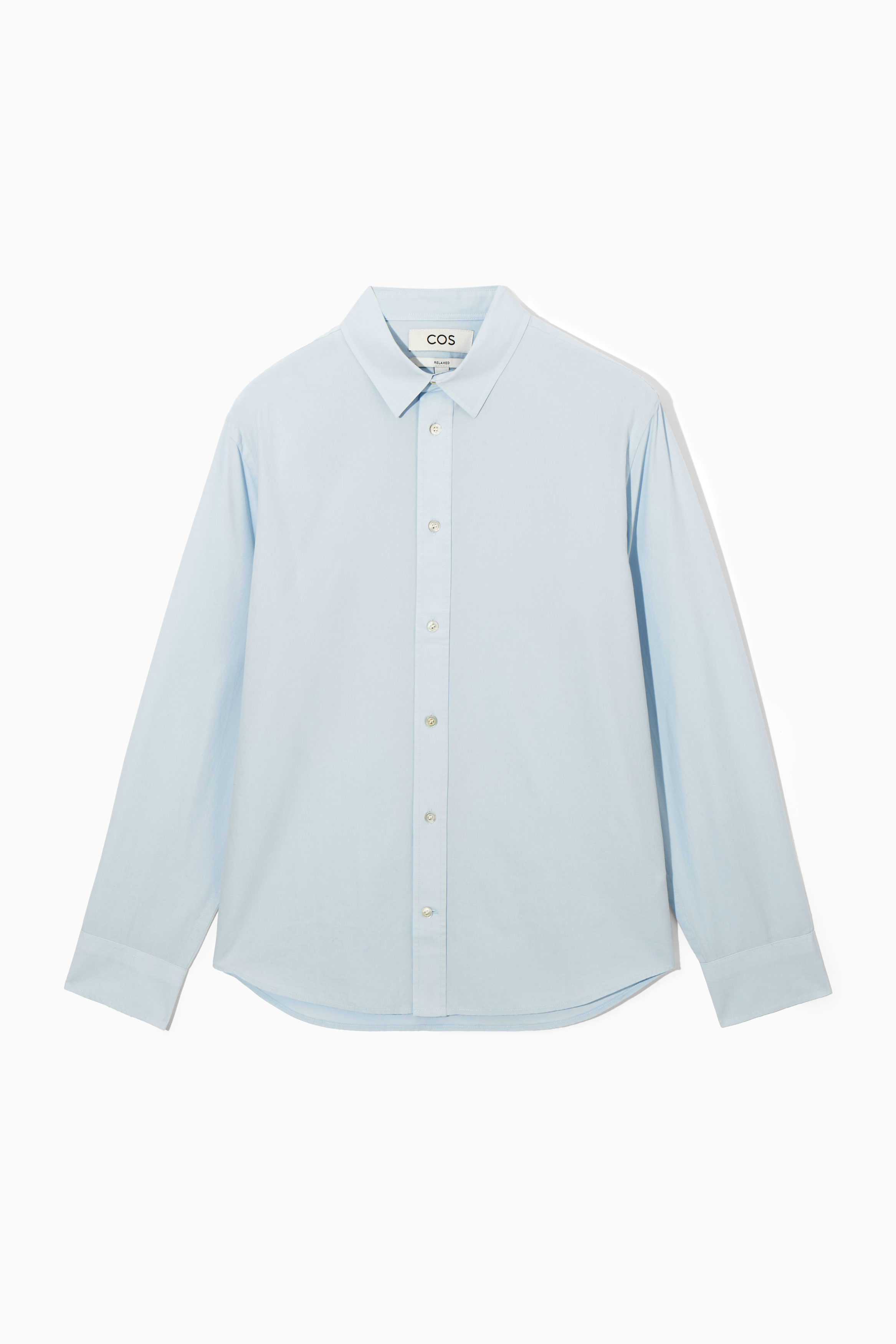 COS ウールダッフルジャケット　Light blue RELAXED DENIM JACKET - WASHED BLUE | COS