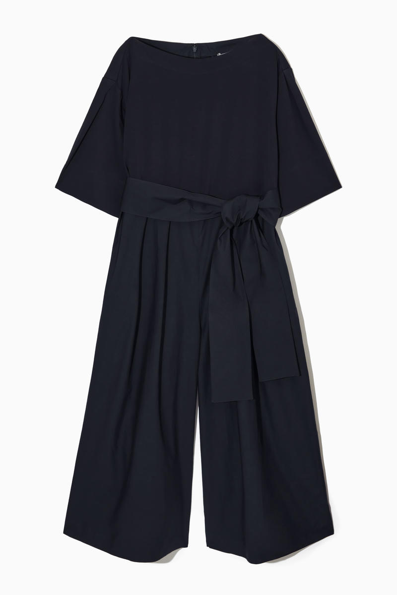 Belted Wide-Leg Jumpsuit