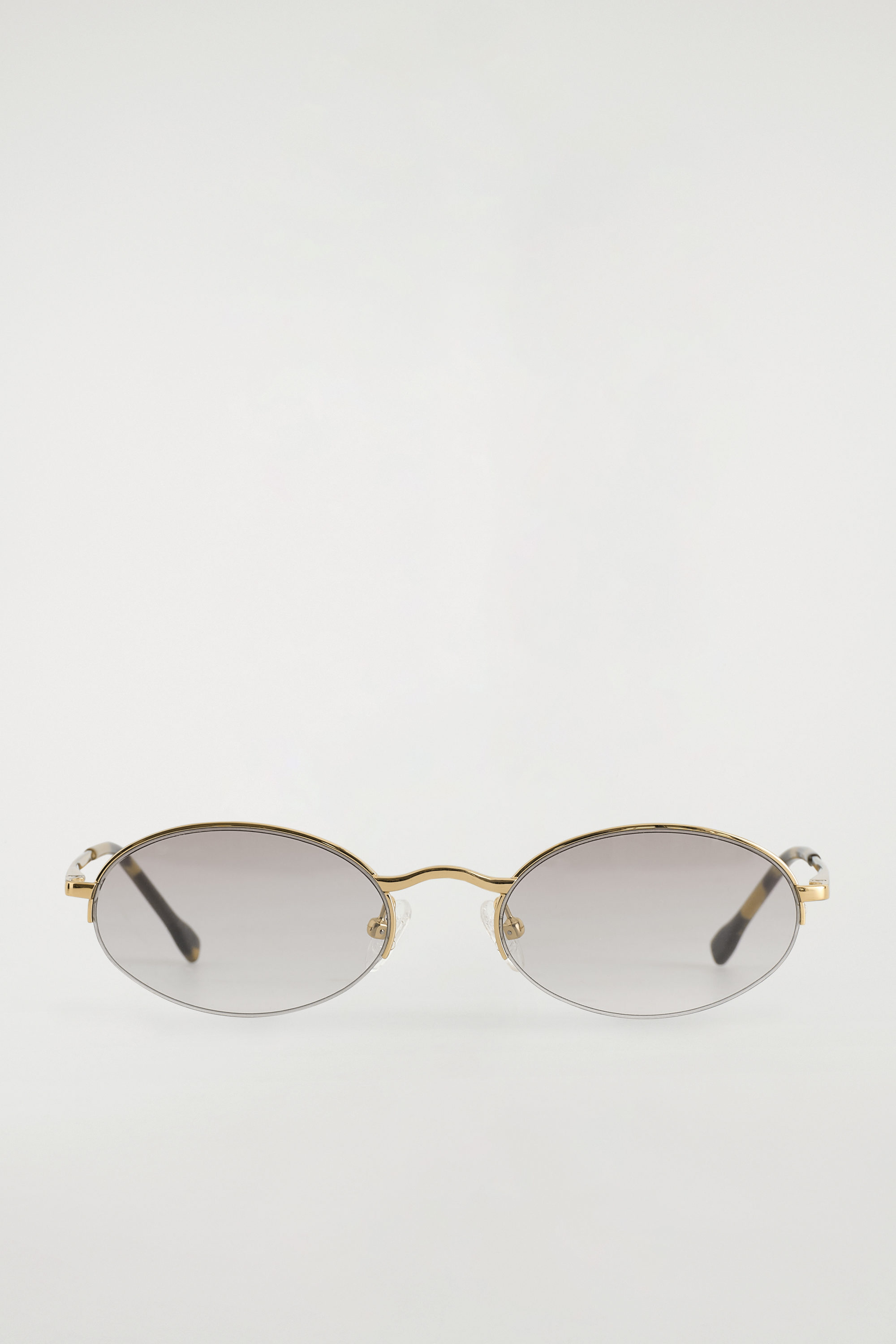 WIRE-FRAME OVAL SUNGLASSES - GOLD / TORTOISESHELL | COS