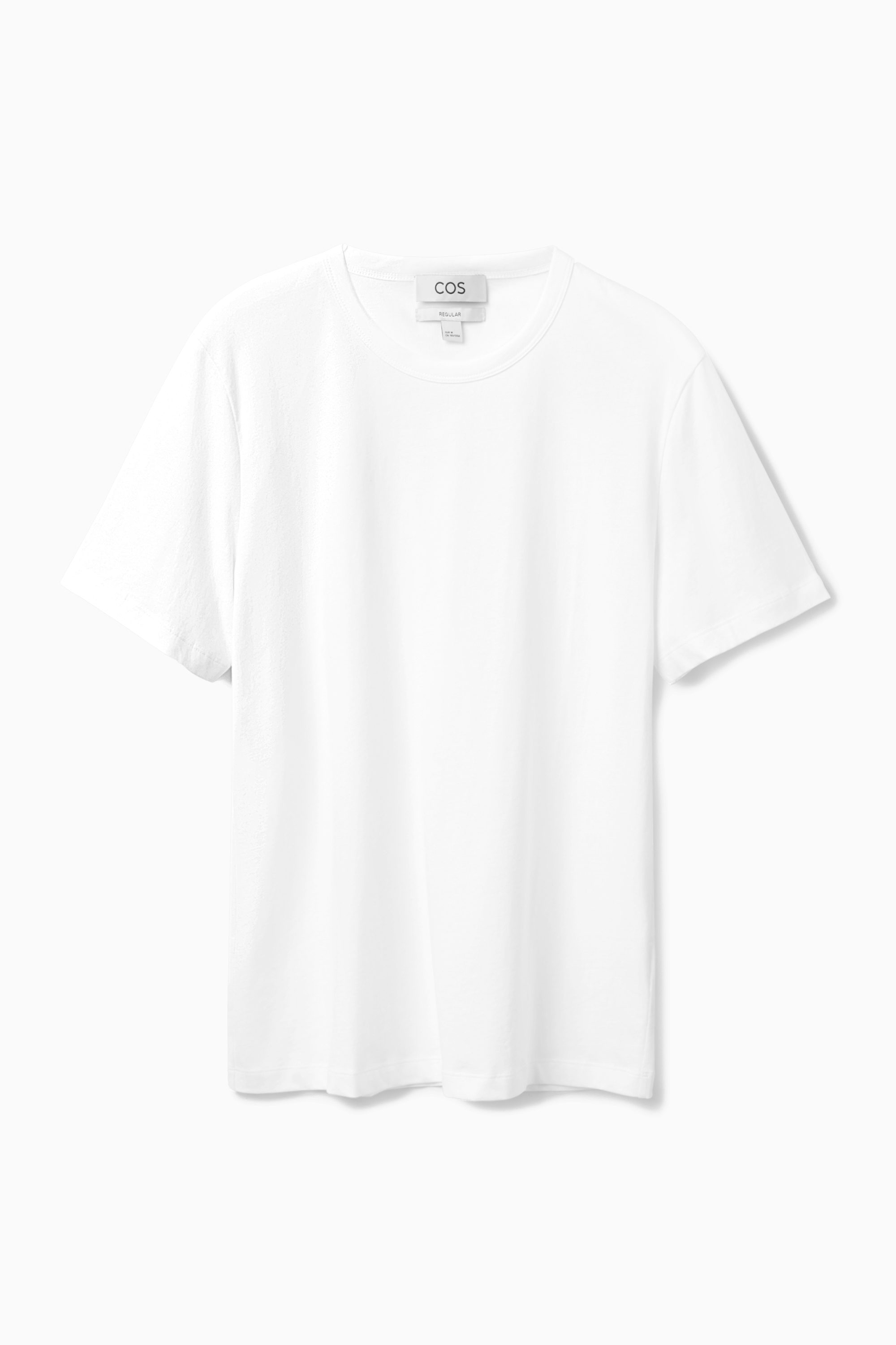COS, White Men's Basic T-shirt