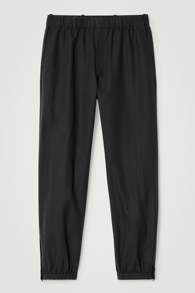 Elasticated Tapered Trousers