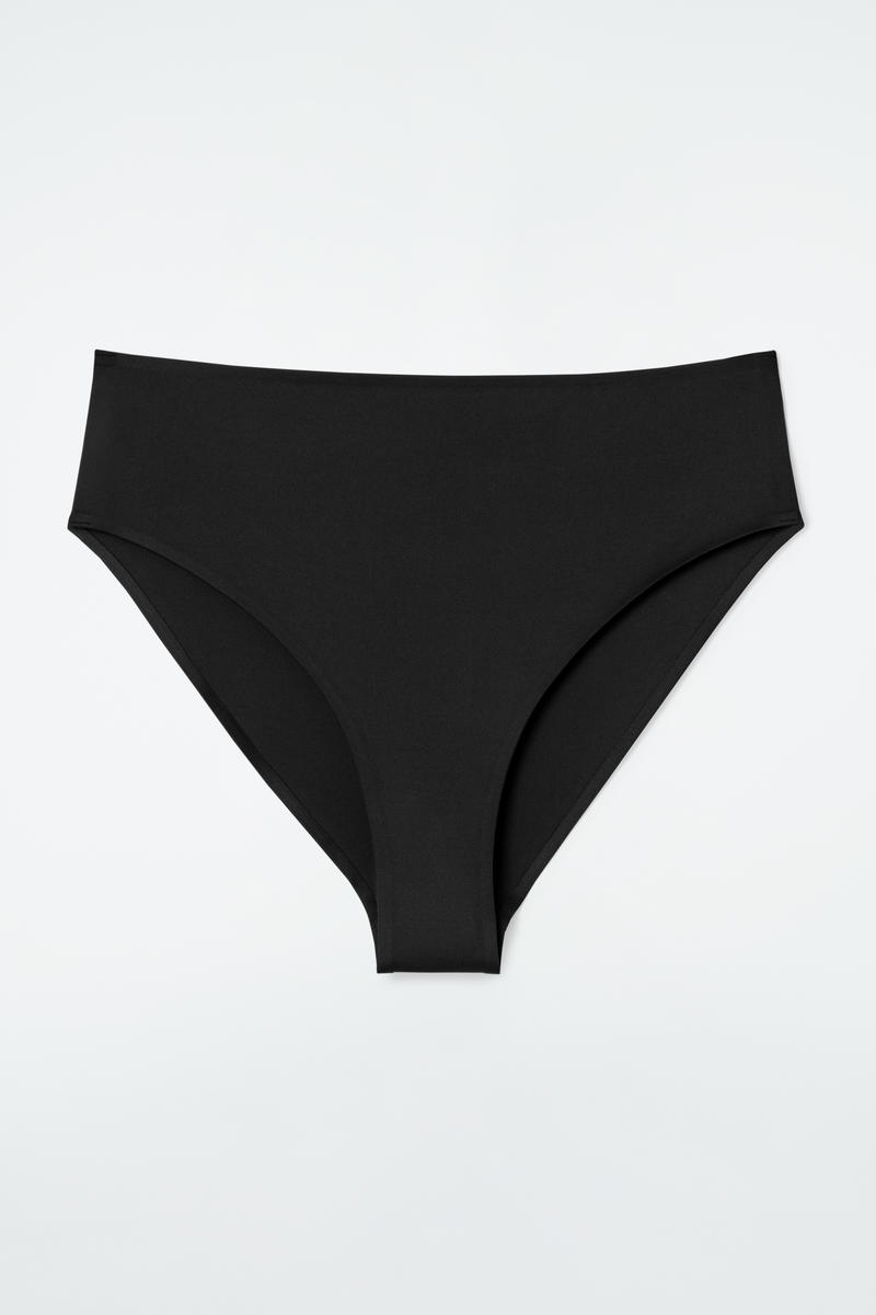High-Waisted Scuba Bikini Briefs