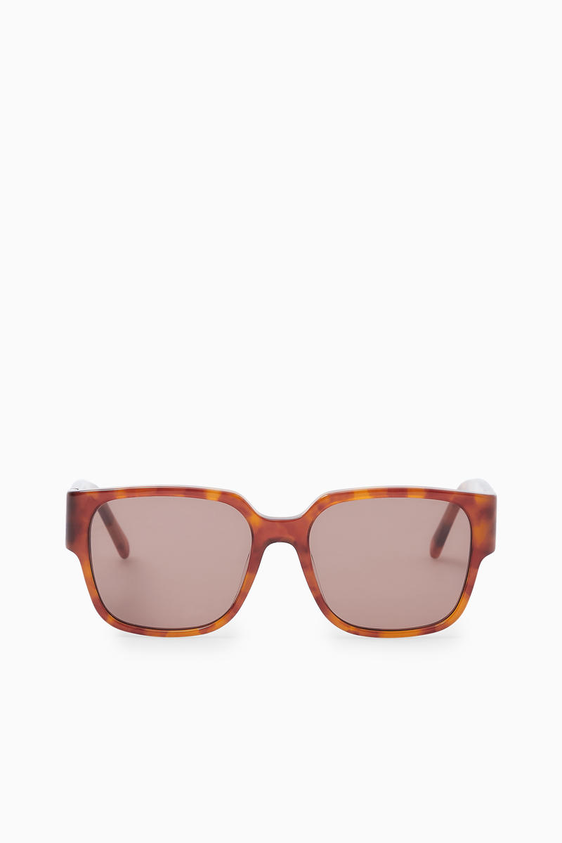 Oversized Square-Frame Sunglasses