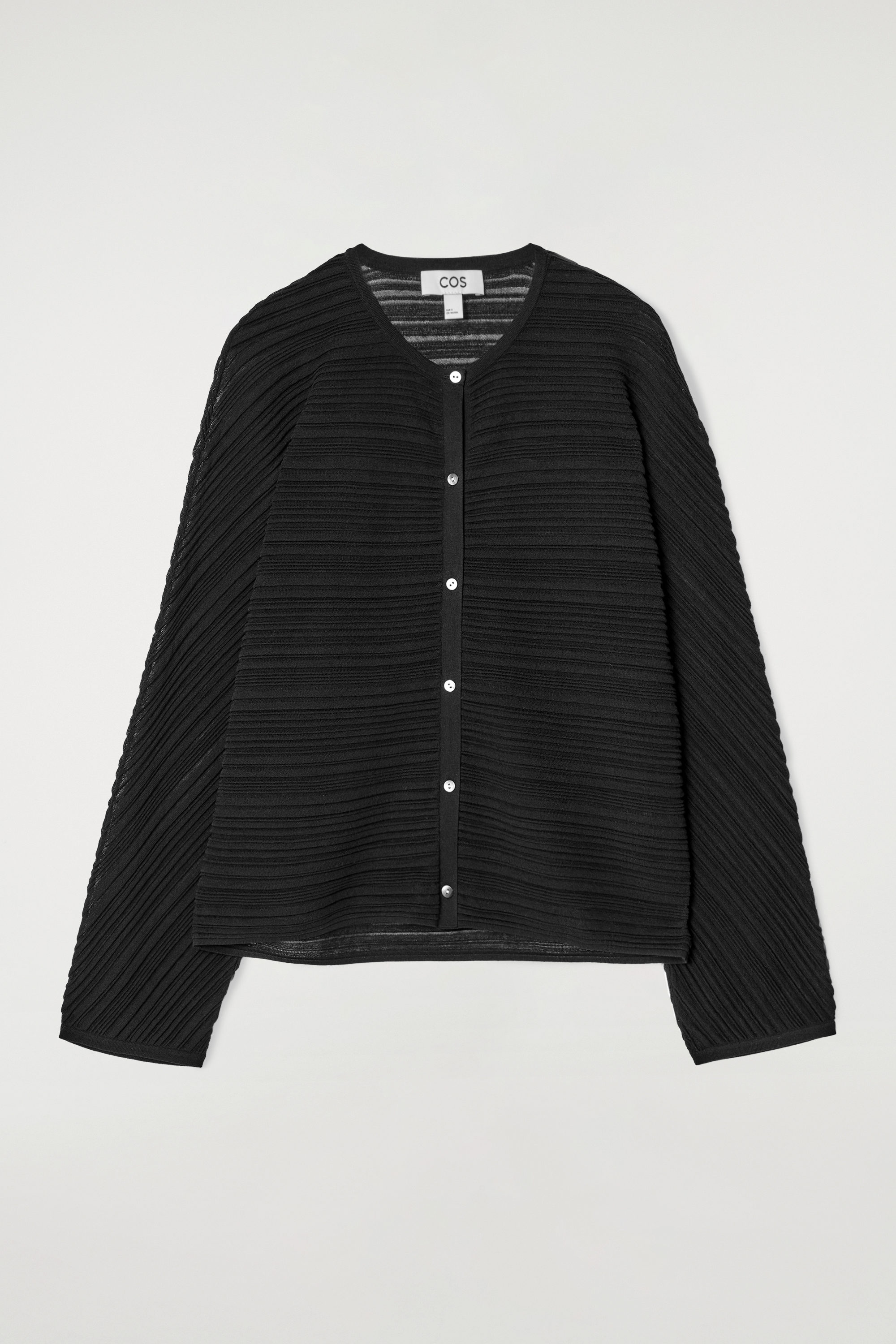 【5.1万極美品】YOKE 22SS Pleated Knit Cardigan YOKE | PLEATED KNIT CARDIGAN(BLACK) | プリーツニット