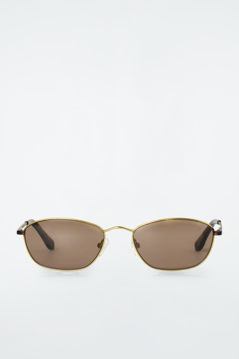 Wire-Frame Cat-Eye Sunglasses