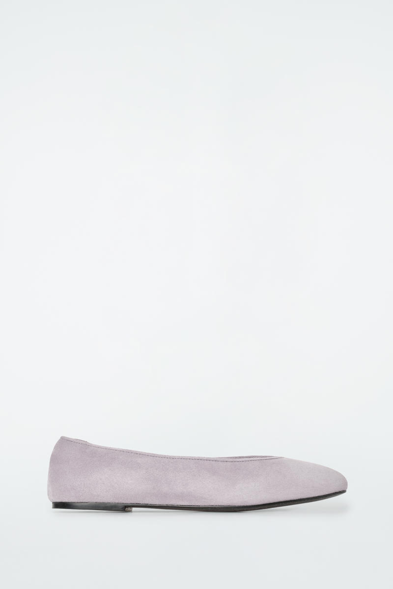COS SUEDE BALLET FLATS
