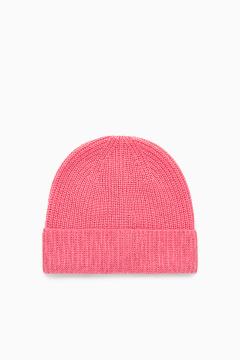 Ribbed Wool And Cashmere Beanie