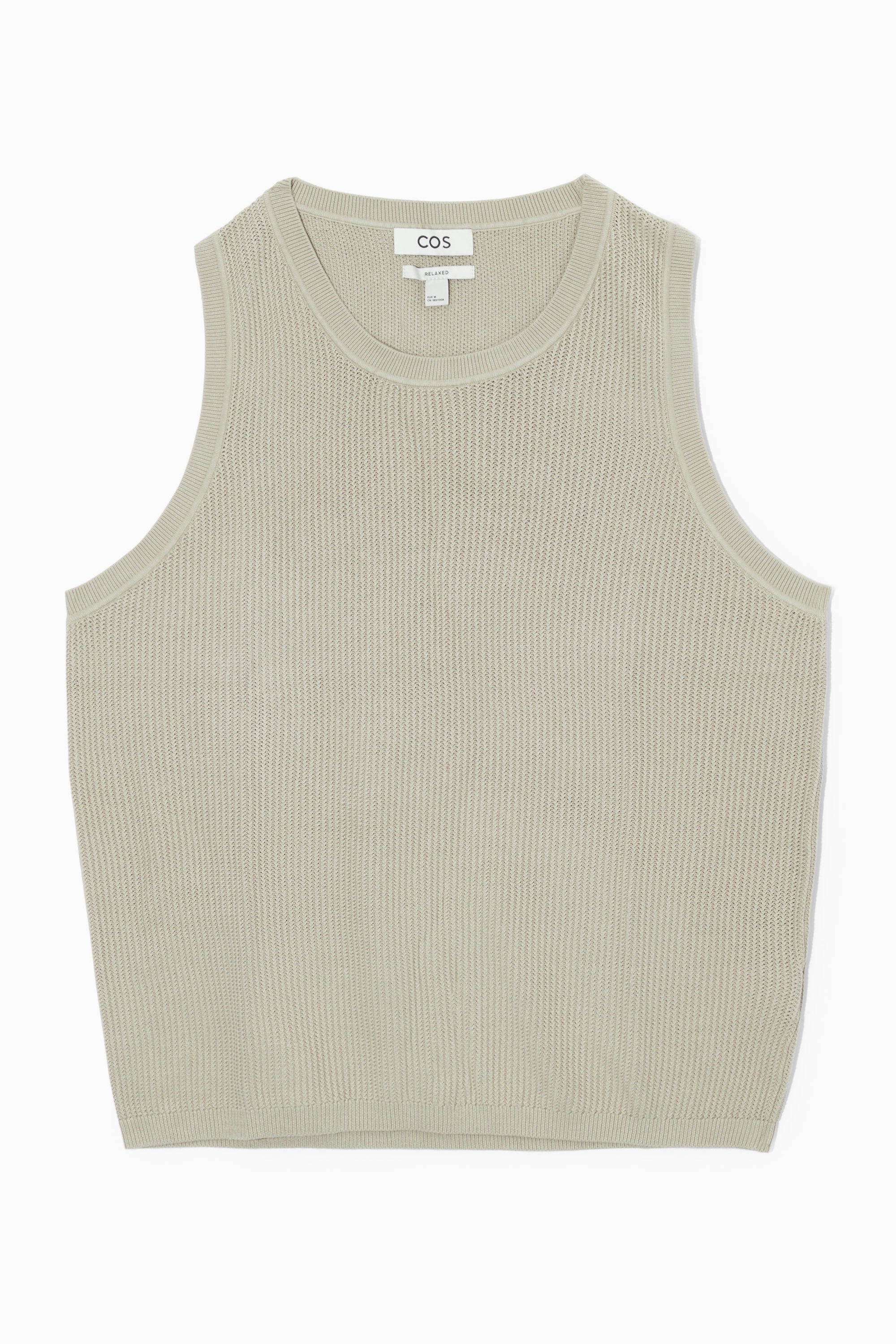 トップス COTTON WOOL KNIT VEST 2318578c9a76b01ef5dafb07af1cf3