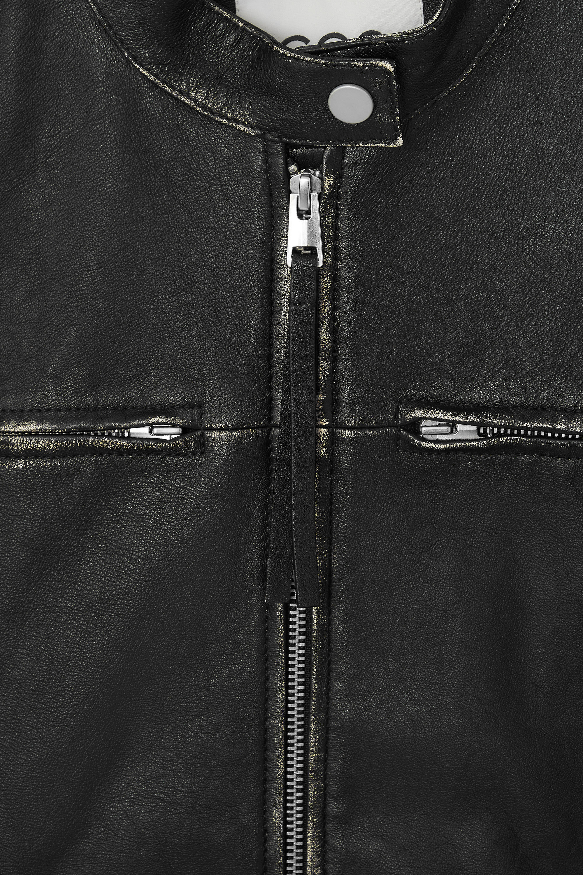 LEATHER MOTO JACKET - BLACK | COS NL